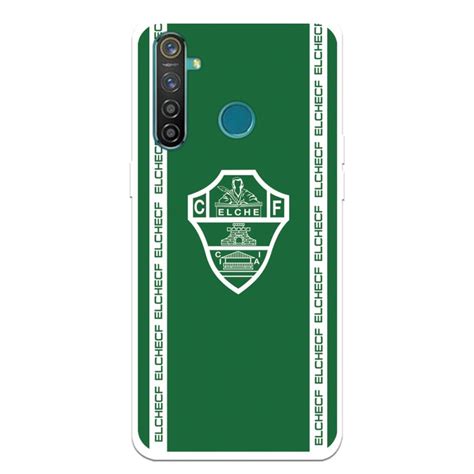 Estojo Para Realme 5 Pro Del Elche CF Escudo Fundo Verde Escudo Fundo