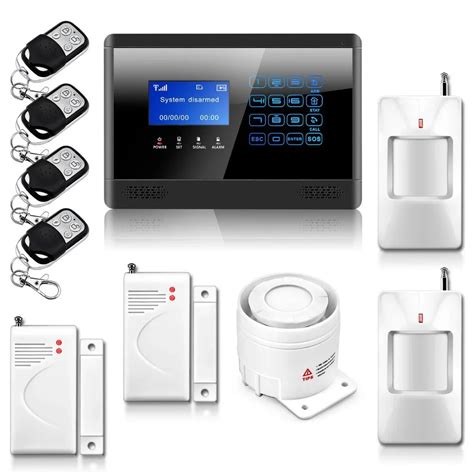 Wireless& Wired GSM Alarm System SMS Home House Security Inturder Alarm ...