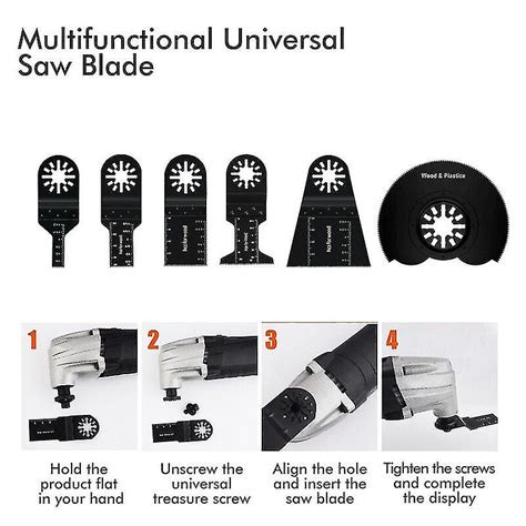 100 Pcs Oscillating Blade Multi Function Saw Accessories Oscillating Multitool Tools For Fein