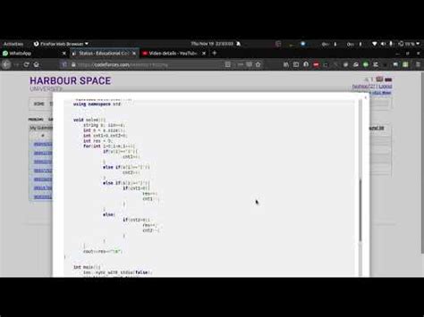 Codeforces Education Round Problem C Two Brackets Youtube