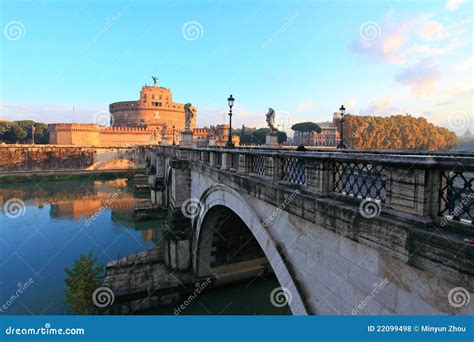 St Angel Castle Rome Stock Photo Image Of Monument 22099498