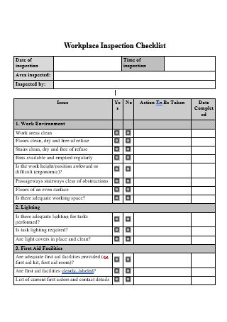 Gym Hazards Checklist Xenia Templates 51 OFF