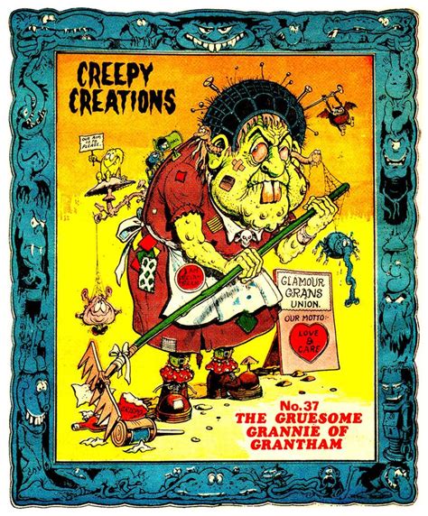 Monster Brains Ken Reid Creepy Creations S Creepy Cartoon