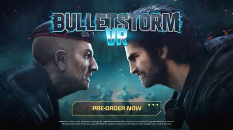 Bulletstorm VR Gamescom Trailer Available Now Meta Quest PSVR2