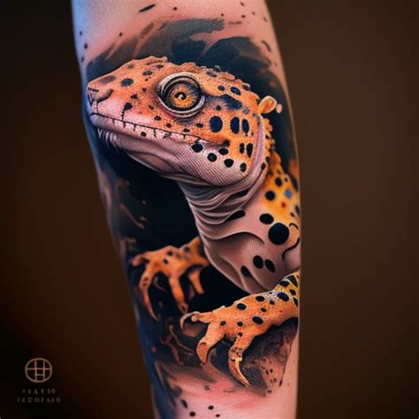 53 Leopard Gecko Tattoo Ideas - TattooClue.com