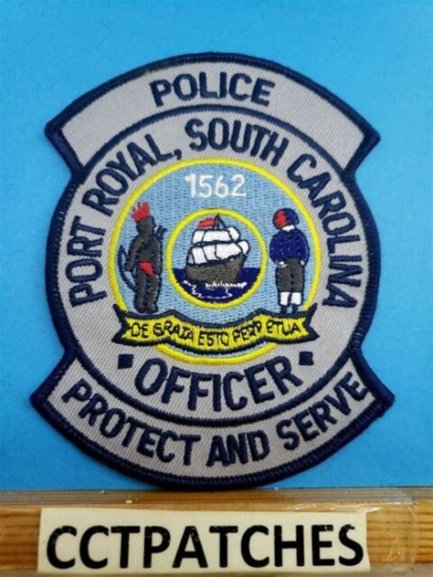 Port Royal South Carolina Police Shoulder Patch Sc Ebay