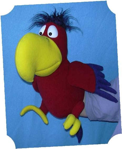 Pavlovs Puppets Red Parrot Puppet Puppet For Sale