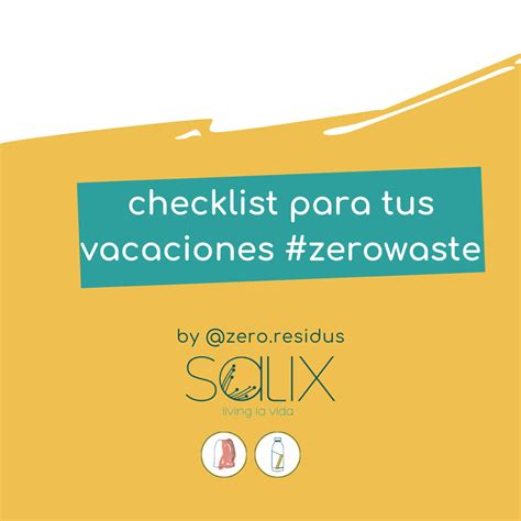 Imprescindibles Para Unas Vacaciones Zero Waste Salix