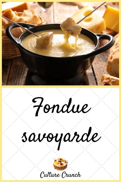 FONDUE SAVOYARDE La Recette Facile Food Recipes Food And Drink