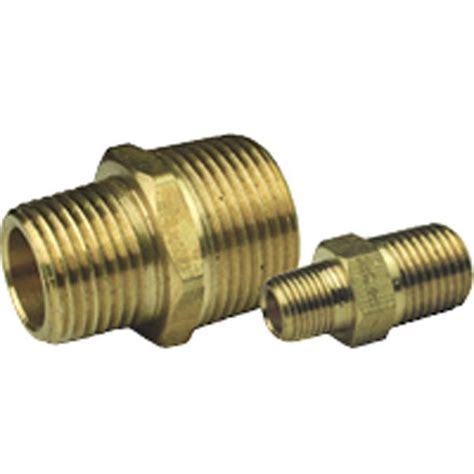 Cws Brass 1 4 X 1 8 Barstock Reducing Hex Pipe Nipple Car Wash Superstore