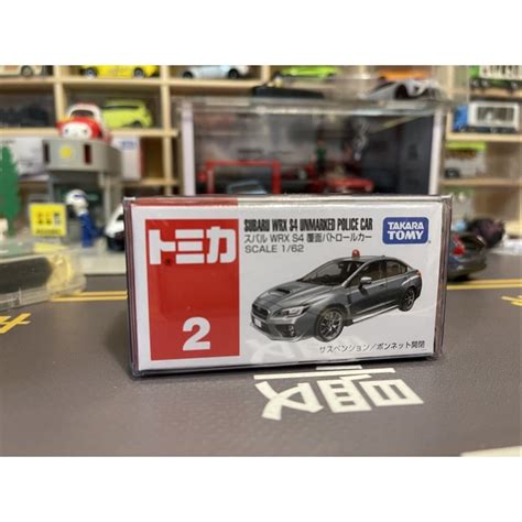 Tomica 2017 2 Subaru Wrx S4 Unmarked Police car 附膠盒 蝦皮購物