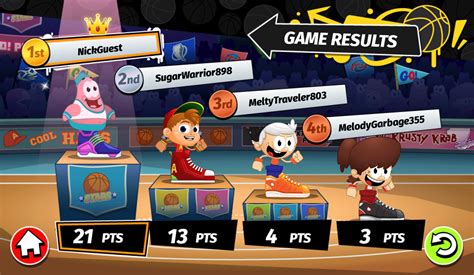 🕹️ Play Nick Basketball Stars 3 Game Free Online Basketball Dunking