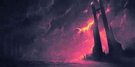 shadowforge  cubehero  deviantart digital painting concept art
