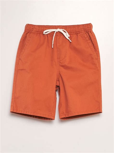 Bermudas Lisas Naranja Kiabi 10 00