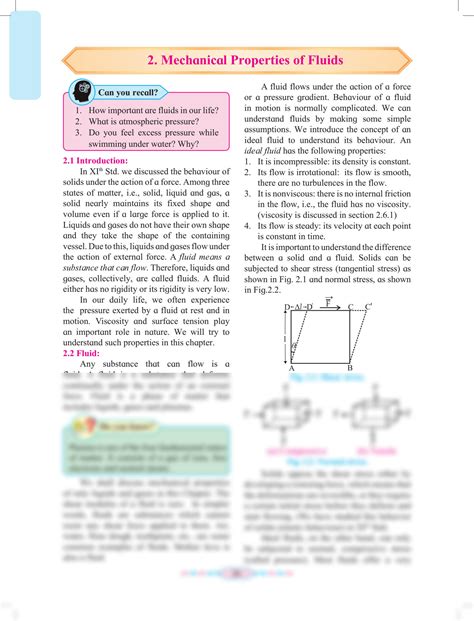 Solution Physics Mechanical Properties Of Fluid Studypool