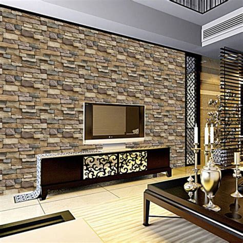 D Self Adhesive Wallpaper X Removable Brick Peel And Stick