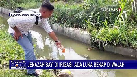 Bayi Perempuan Ditemukan Di Saluran Irigasi Blora Ada Luka Bekap Di