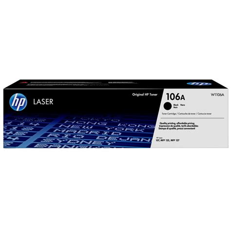 Compatible Hp 106a W1106a Black Laser Toner Cartridge Ink Station