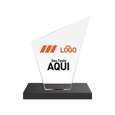 Trof U Em Acr Lico Personalizado Elo Produtos Especiais