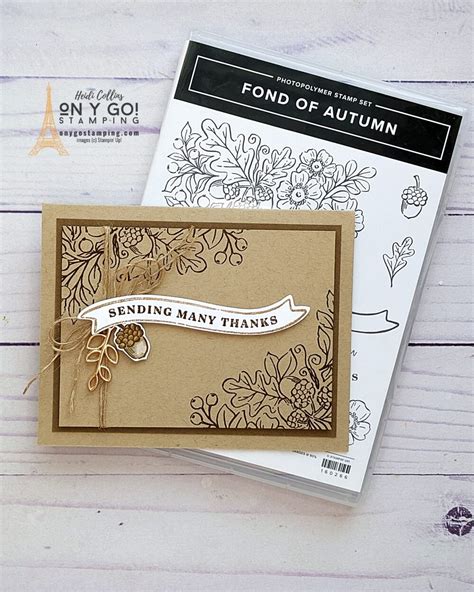 3 Handmade Fall Cards With The Fond Of Autumn Stamp Set From Stampin