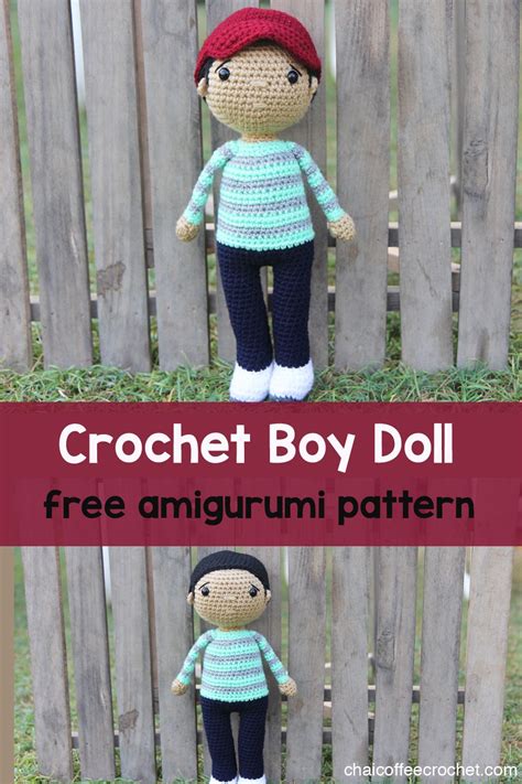 Crochet Boy Doll Free Pattern Chai Coffee Crochet Crochet For Boys