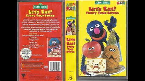 Sesame Street Home Video Let S Eat Funny Food Songs Youtube