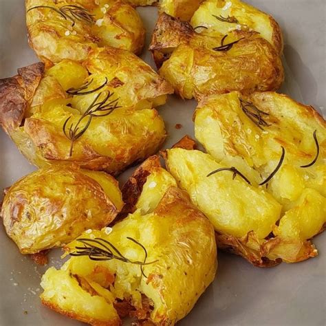 Batatas Ao Murro Alecrim Receiteria