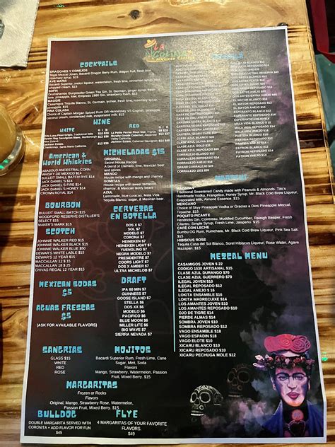 Menu for La Colina Mexican Cantina, Warren, NJ - Restaurantji