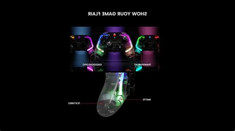 Gamesir T Kaleid The Transparent Wired Rgb Gaming Controller With