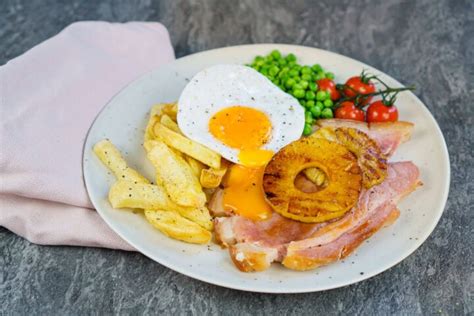 Gammon Steak - Ham Egg and Chips - Flawless Food