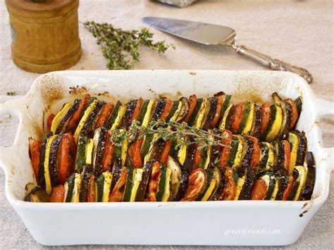 Provençal Vegetable Tian Recipe Great Eight Friends Recipe Vegetable Tian Potato Side