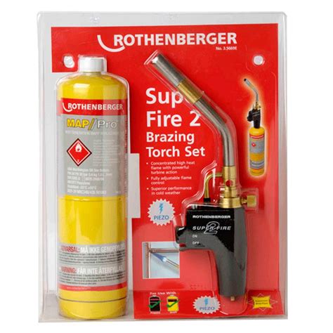 Rothenberger Super Fire Torch Set Complete With Map Pro