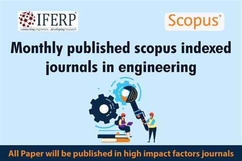 Monthly Published Scopus Indexed Journals In Engineering