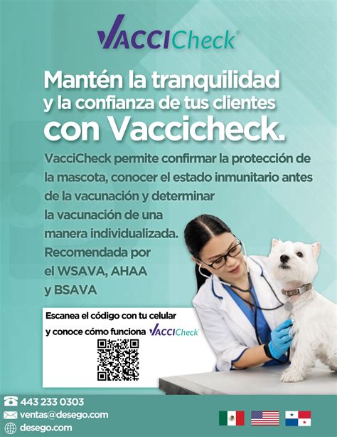 Canino Vaccichecks Antobody Test Kit Pruebas Cvv Desego