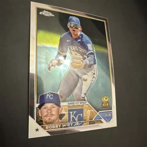 Coupe Recrue Bobby Witt Jr Topps Chrome Kansas City Royals