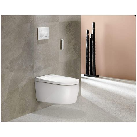 Geberit AquaClean Sela WC Komplettanlage wandhängend weiß alpin Bei