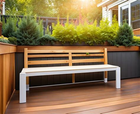 Jazz Up Your Deck With Built In Benches Instead Of Railings Corley