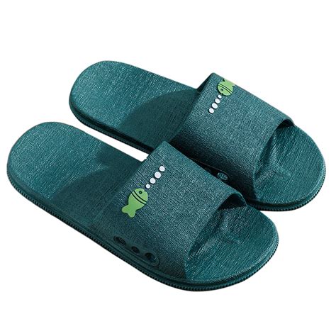 Gzea Home Slippers Summer Indoor Anti Slip Soft Sole Bathing Household