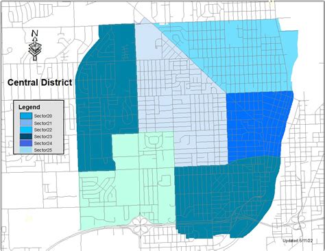 Central District Sector Maps City Of Joliet Il