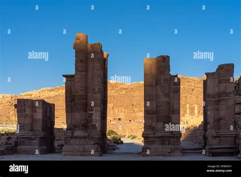 Monumento Temenos Puerta Erigida Durante El Gobierno Romano Sobre Los