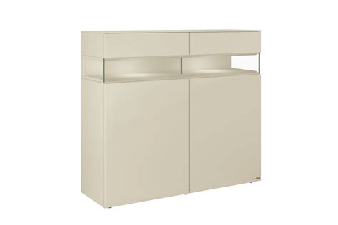 Hülsta Highboard Neo 980036 seidengrau Möbel Letz Ihr Online Shop