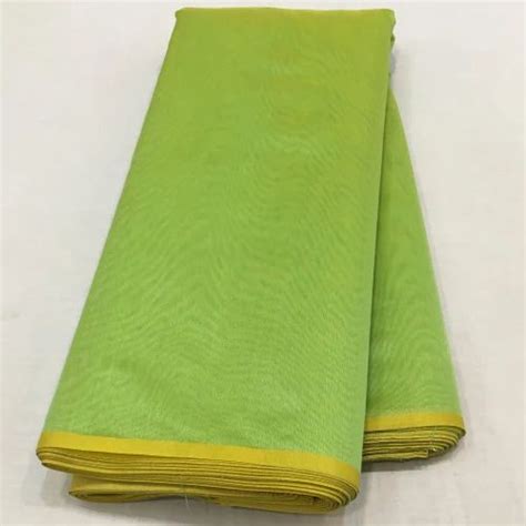 60 Gms Chanderi Plain Fabric Plain Solids Green At Rs 38 Meter In