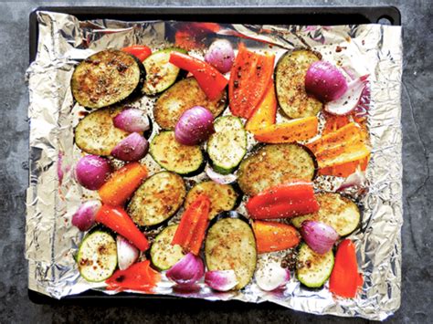 Balsamic Mediterranean Roasted Vegetables Recipe Feed Your Sole