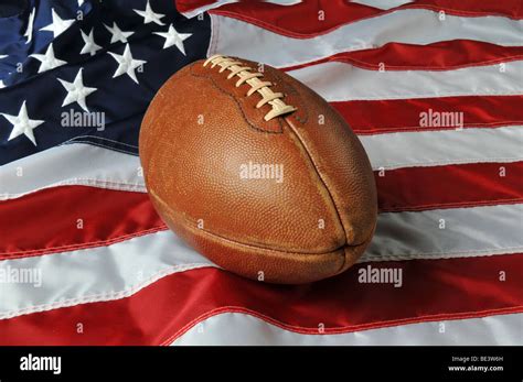 American Football Flag Hi Res Stock Photography And Images Alamy