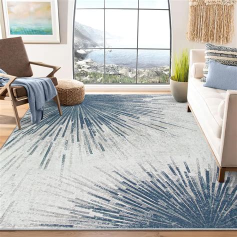 Amazon Lahome Modern Machine Washable Rug 6 X 9 Area Rug Non