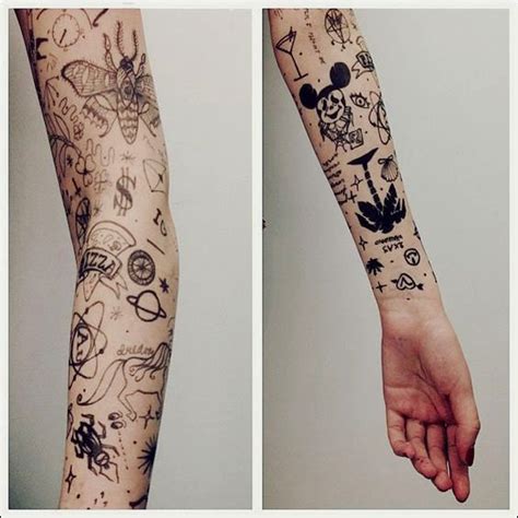 Bad Tattoo Ink Tatoo Doodle Tattoo Poke Tattoo Doodle Art Small Arm Tattoos Tattoos For