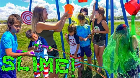 Slime Party Sis Vs Sis Bro Vs Bro SLIME Games Challenge YouTube