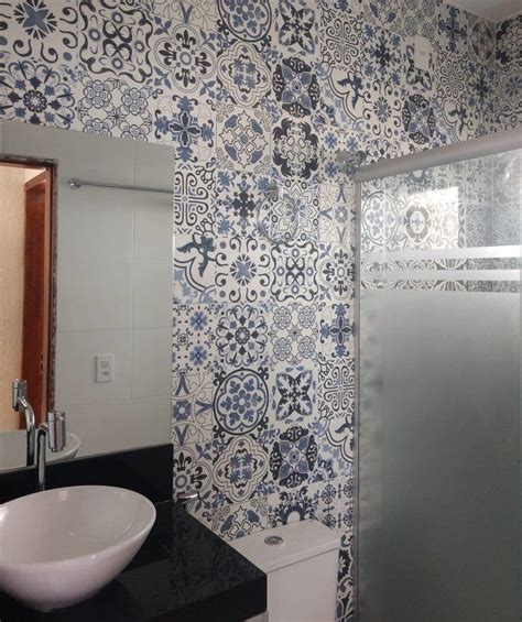 Cerâmica para banheiro 70 propostas para decorar e inovar Ceramica