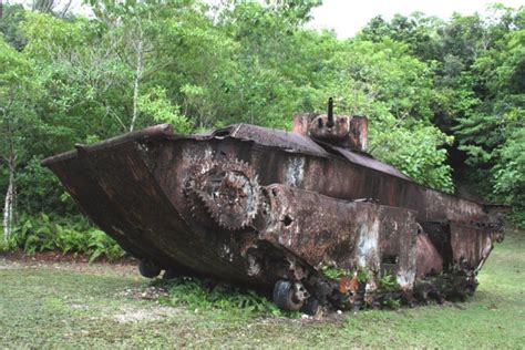 Pacific Tank Wrecks 12 Amazing Images Of Pacific Battle Relics