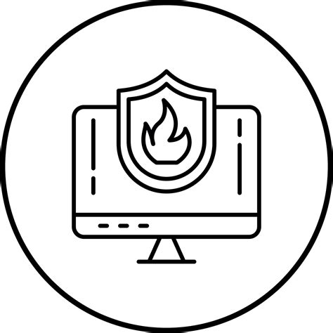 Firewall Vector Icon 20689677 Vector Art At Vecteezy